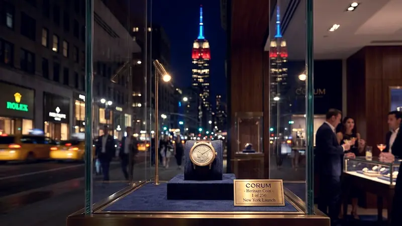 Corum Heritage Coin: die Uhr zum 250. Jubiläum der USA - Foto 2