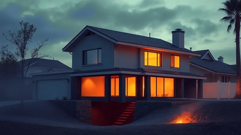 地中に姿を消す耐火住宅 HiberTec Homes