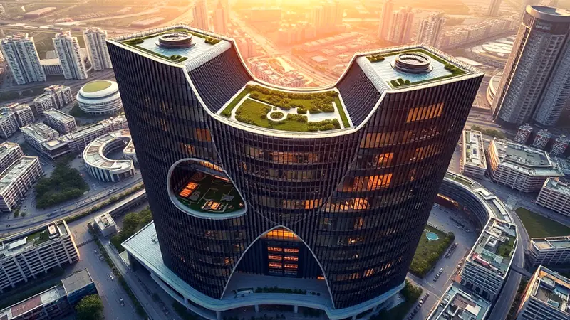 IHM Innovation Center: X-förmiger Grundriss von Henn in Guangzhou