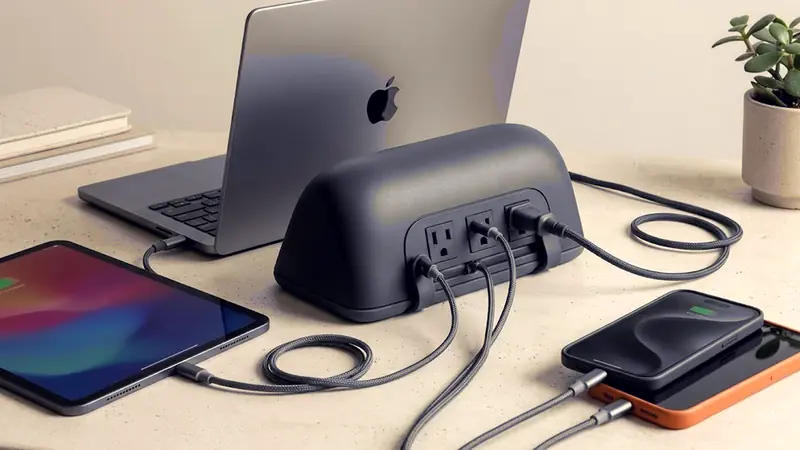 Node und Loft: die modularen Ladesysteme von LAYER x Daily Objects, die Kabel in Design verwandeln
