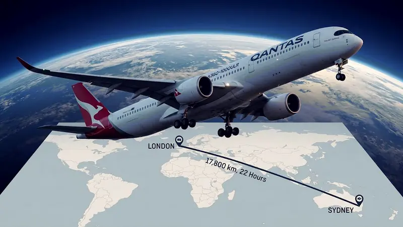 Qantas Project Sunrise: Nonstop-Flug Sydney–London mit dem Airbus A350-1000ULR